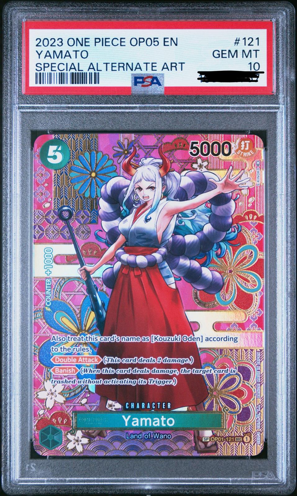 Yamato (Special Alternate Art) PSA10 / OP01-121