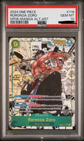 Roronoa Zoro (Manga Alt. Art) PSA10 / OP06-118